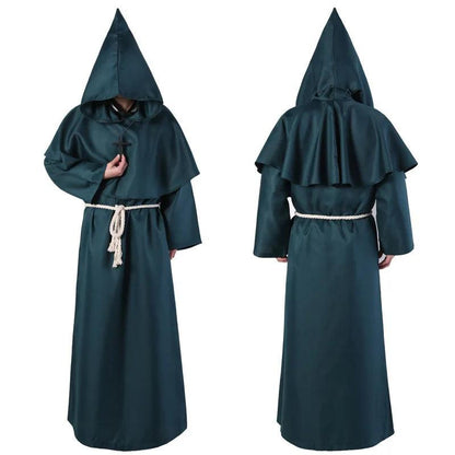 Halloween Medieval Priest & Wizard Robe Cloak Costume 33 xl by HitMyNeed