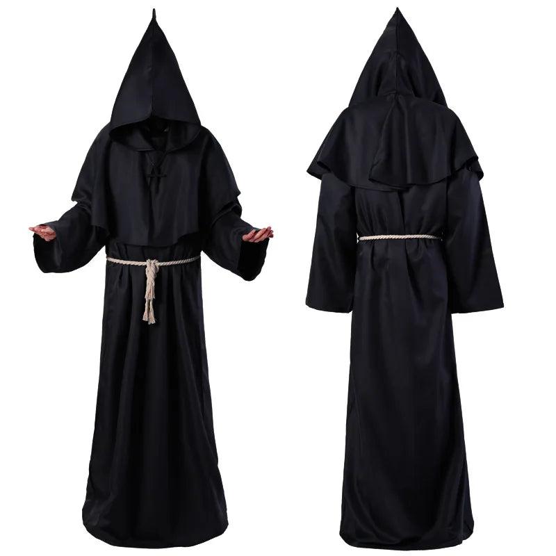 Halloween Medieval Priest & Wizard Robe Cloak Costume 44 xxl by HitMyNeed