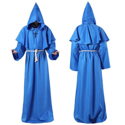 Halloween Medieval Priest & Wizard Robe Cloak Costume 55 xxl by HitMyNeed