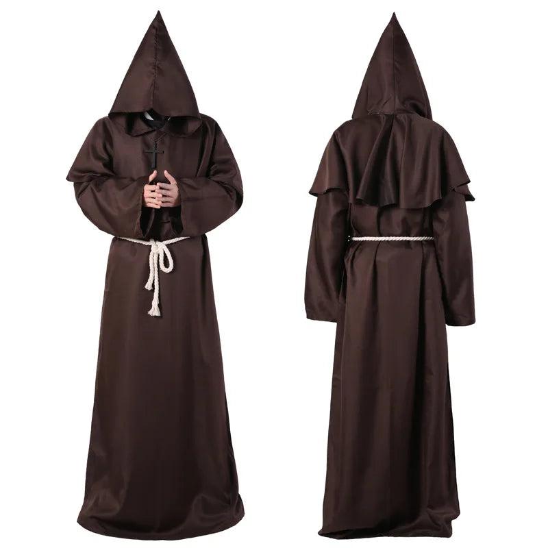 Halloween Medieval Priest & Wizard Robe Cloak Costume 66 xxl by HitMyNeed
