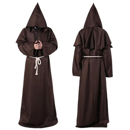 Halloween Medieval Priest & Wizard Robe Cloak Costume 66 xxl by HitMyNeed