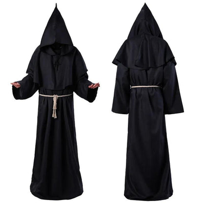 Halloween Medieval Priest & Wizard Robe Cloak Costume by HitMyNeed