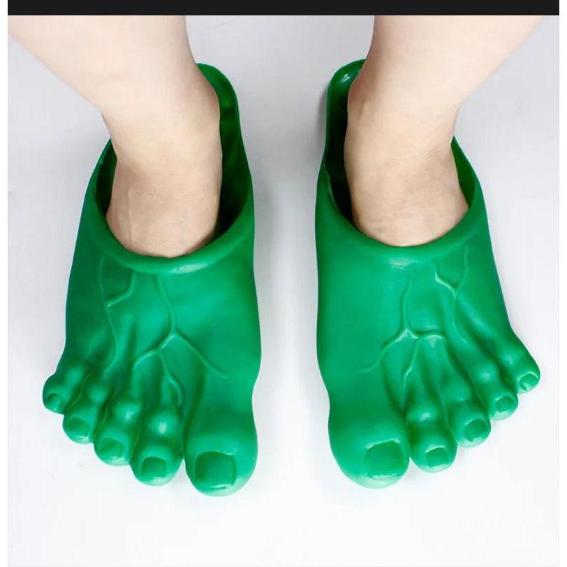 Halloween Monster Bigfoot Slippers Shoe Covers by HitMyNeed