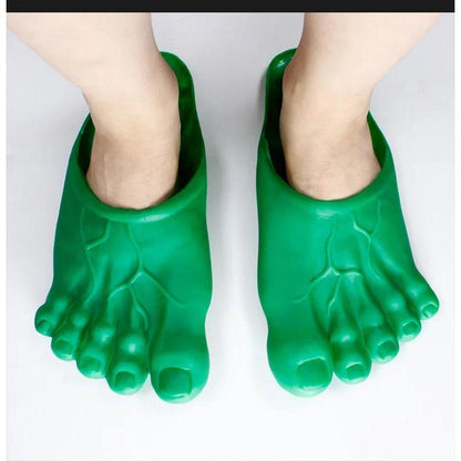 Halloween Monster Bigfoot Slippers Shoe Covers by HitMyNeed