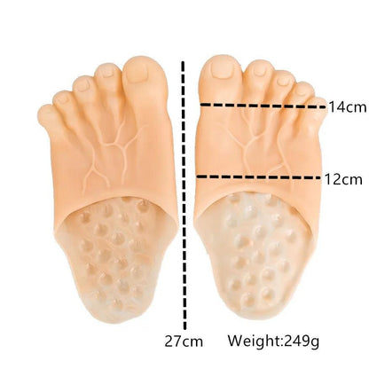 Halloween Monster Bigfoot Slippers Shoe Covers by HitMyNeed