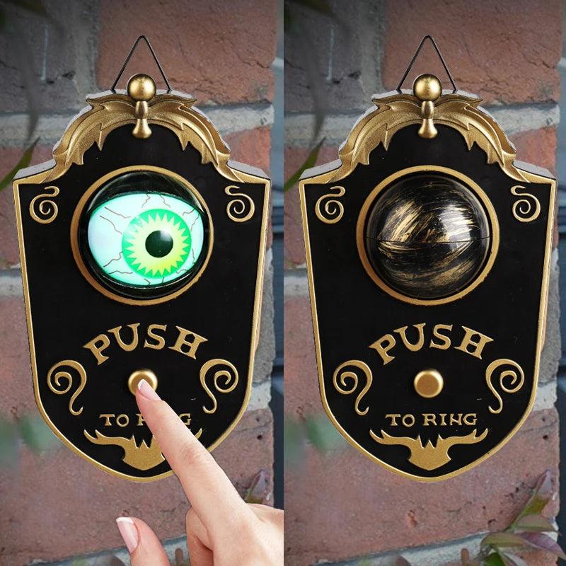 Halloween One-Eyed Glowing Doorbell Decoration by HitMyNeed
