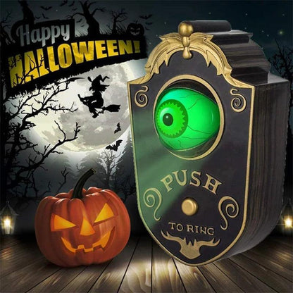Halloween One-Eyed Glowing Doorbell Decoration by HitMyNeed