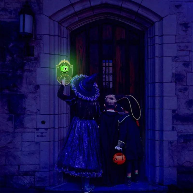 Halloween One-Eyed Glowing Doorbell Decoration by HitMyNeed