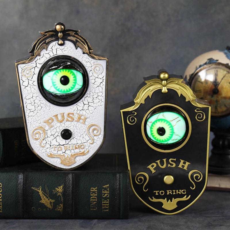 Halloween One-Eyed Glowing Doorbell Decoration by HitMyNeed