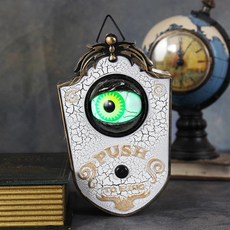 Halloween One-Eyed Glowing Doorbell Decoration by HitMyNeed