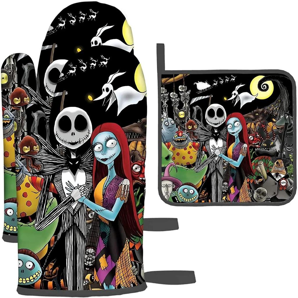 Halloween Oven Mitts and Pot Holder Set halloween-02 by HitMyNeed