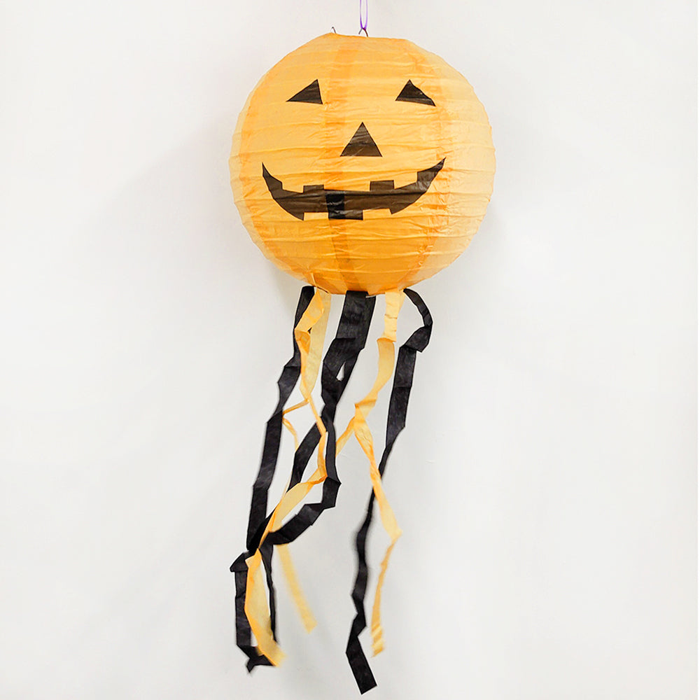 Halloween Paper Lantern with Streamers, 20 x 55 cm by HitMyNeed