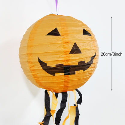 Halloween Paper Lantern with Streamers, 20 x 55 cm by HitMyNeed