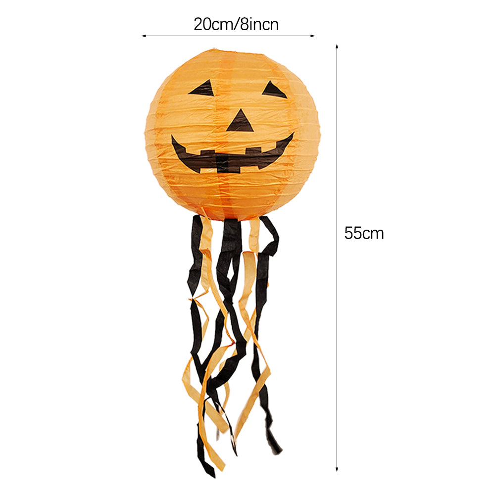 Halloween Paper Lantern with Streamers, 20 x 55 cm a by HitMyNeed