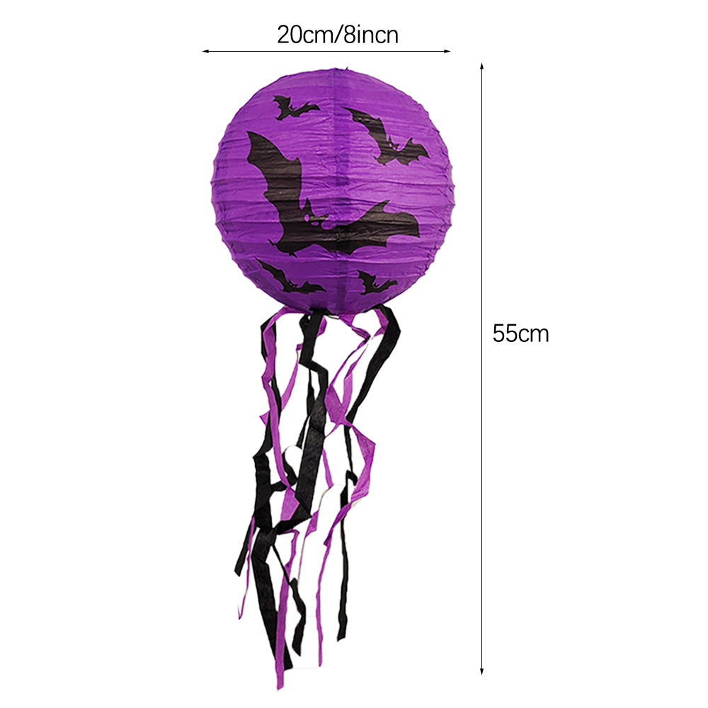 Halloween Paper Lantern with Streamers, 20 x 55 cm b by HitMyNeed