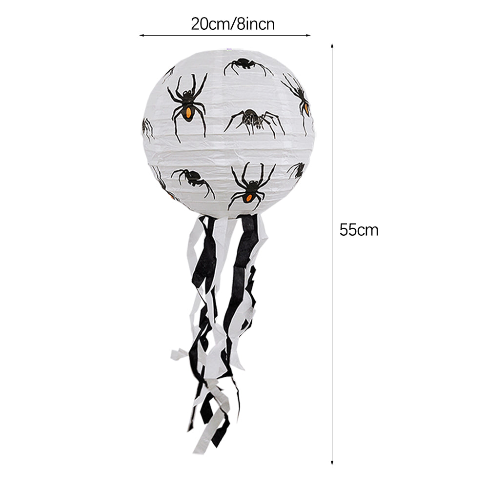 Halloween Paper Lantern with Streamers, 20 x 55 cm c by HitMyNeed