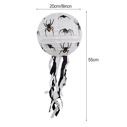 Halloween Paper Lantern with Streamers, 20 x 55 cm c by HitMyNeed