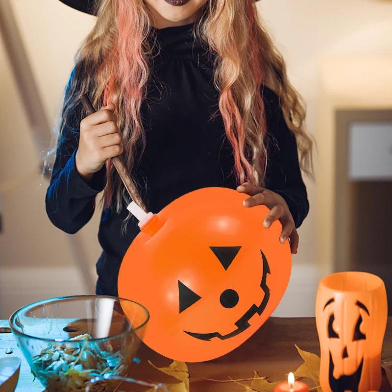 Halloween Pumpkin Balloons Set of 5 - 12 Inch Latex by HitMyNeed