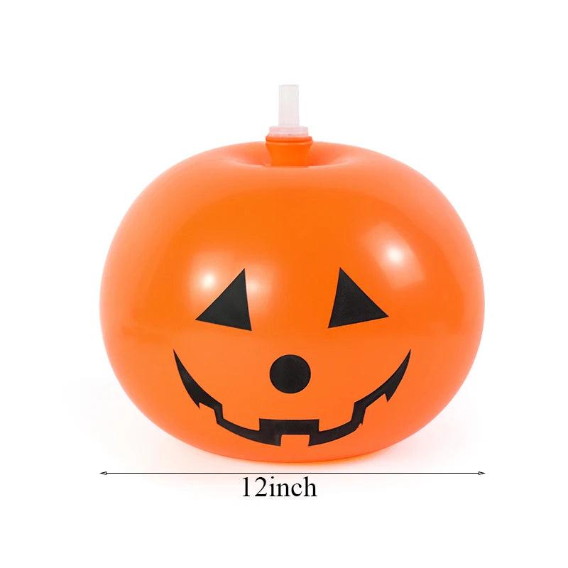 Halloween Pumpkin Balloons Set of 5 - 12 Inch Latex by HitMyNeed
