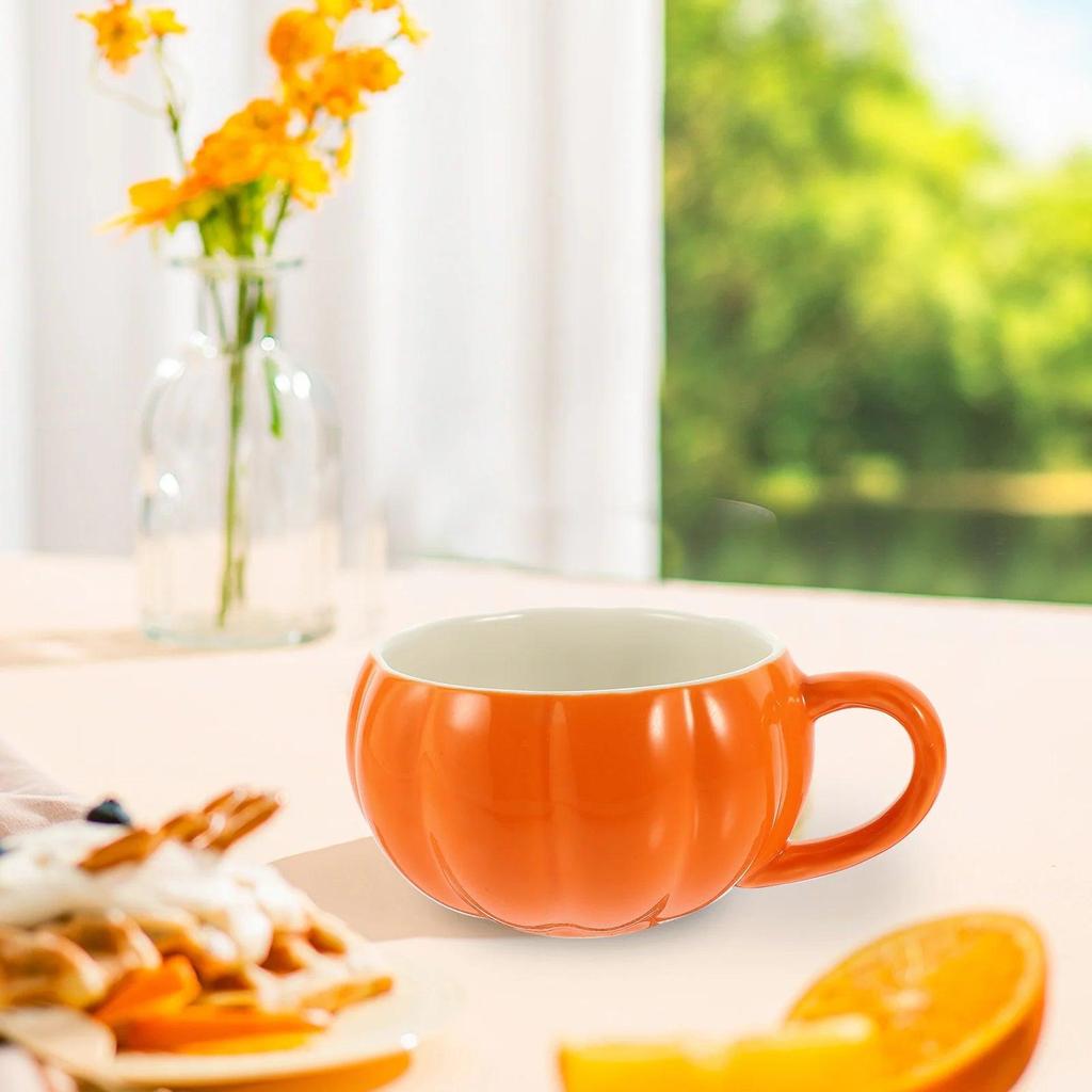 Halloween Pumpkin Coffee Mug 400ml Ceramic by HitMyNeed