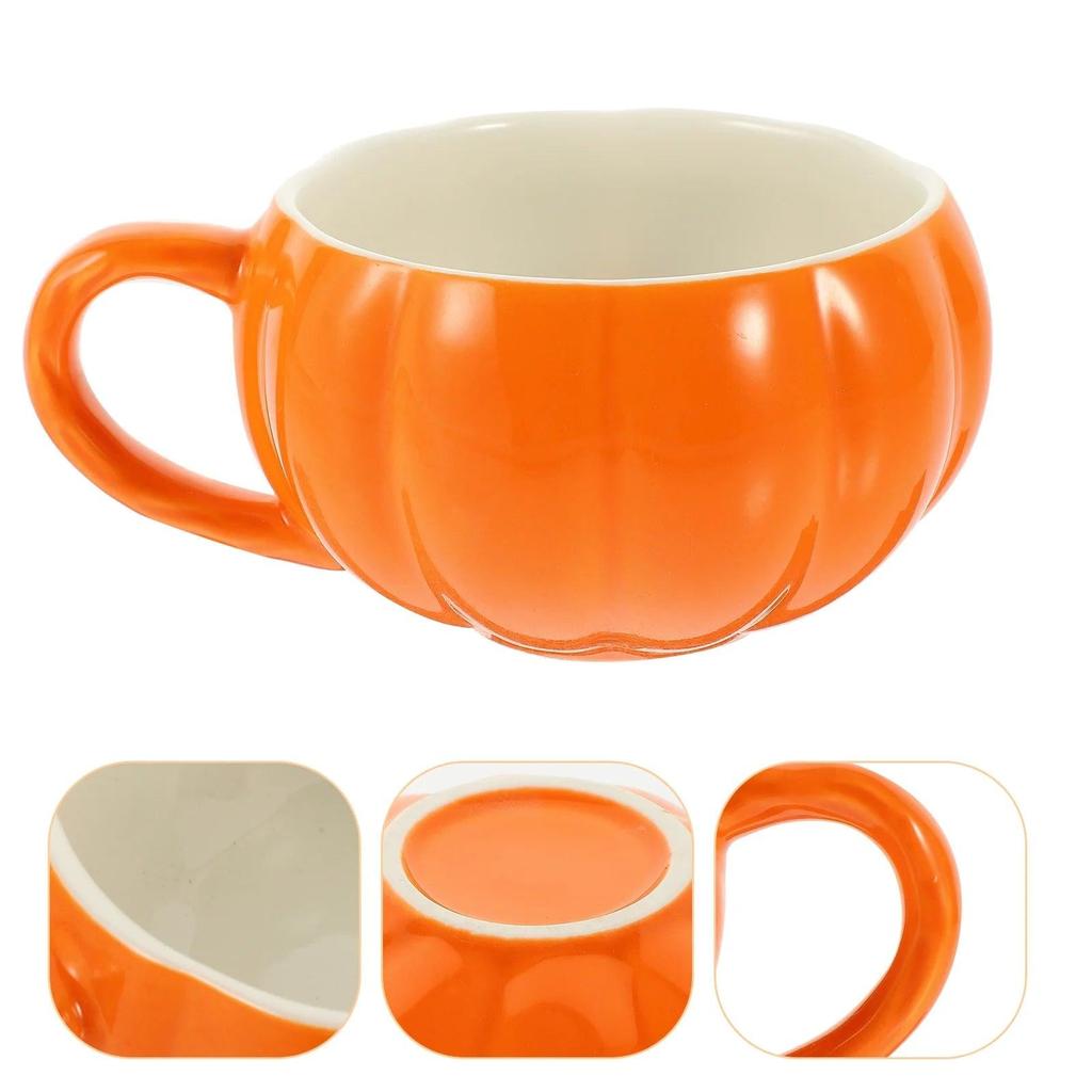 Halloween Pumpkin Coffee Mug 400ml Ceramic by HitMyNeed