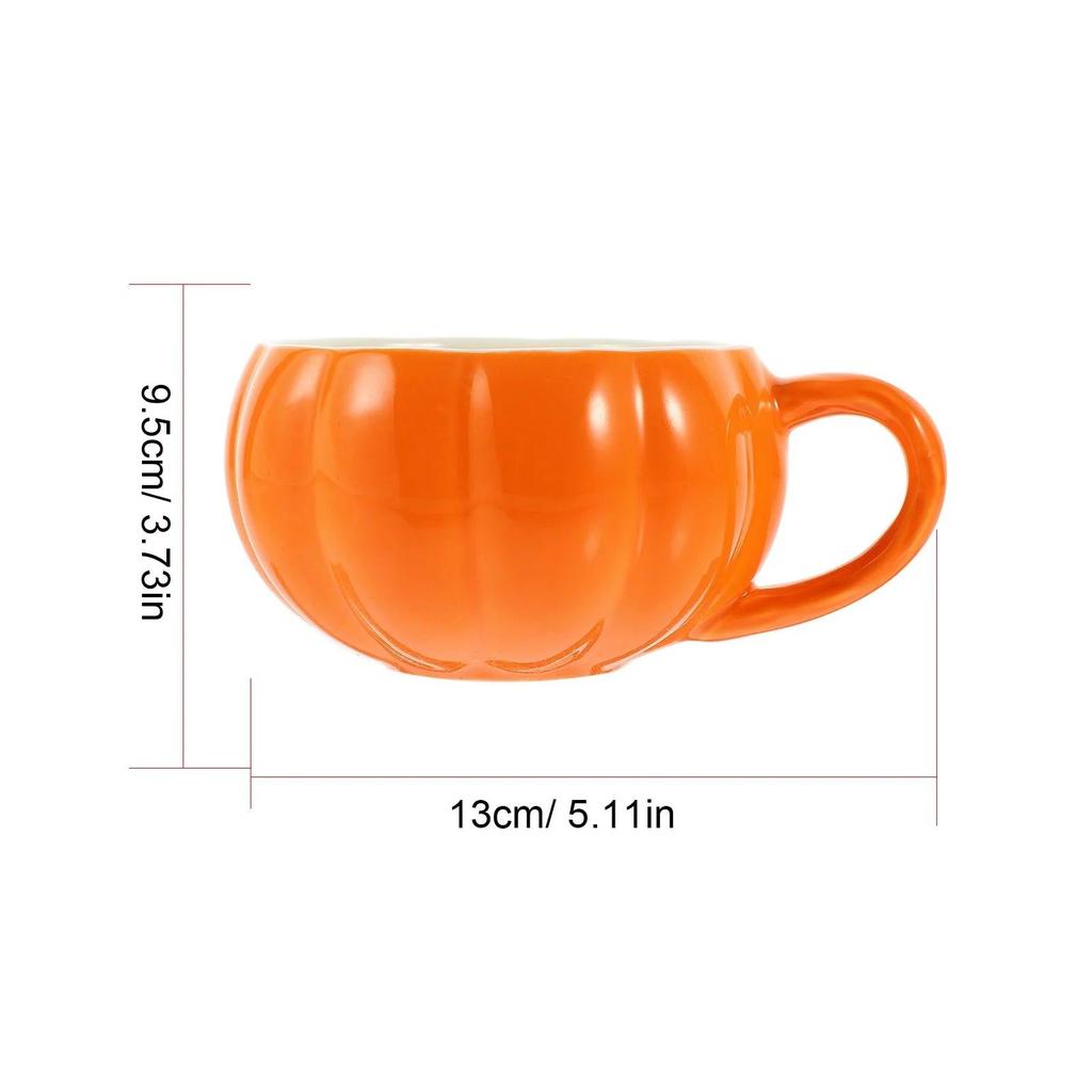 Halloween Pumpkin Coffee Mug 400ml Ceramic by HitMyNeed