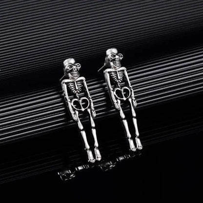 Halloween Skeleton Dangle Earrings for Women by HitMyNeed
