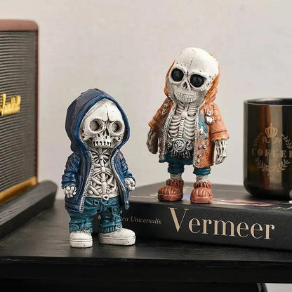 Halloween Skull Resin Statues Horror Room Decor by HitMyNeed