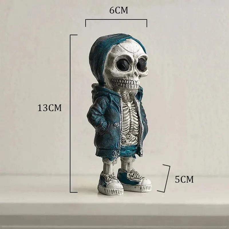 Halloween Skull Resin Statues Horror Room Decor b by HitMyNeed