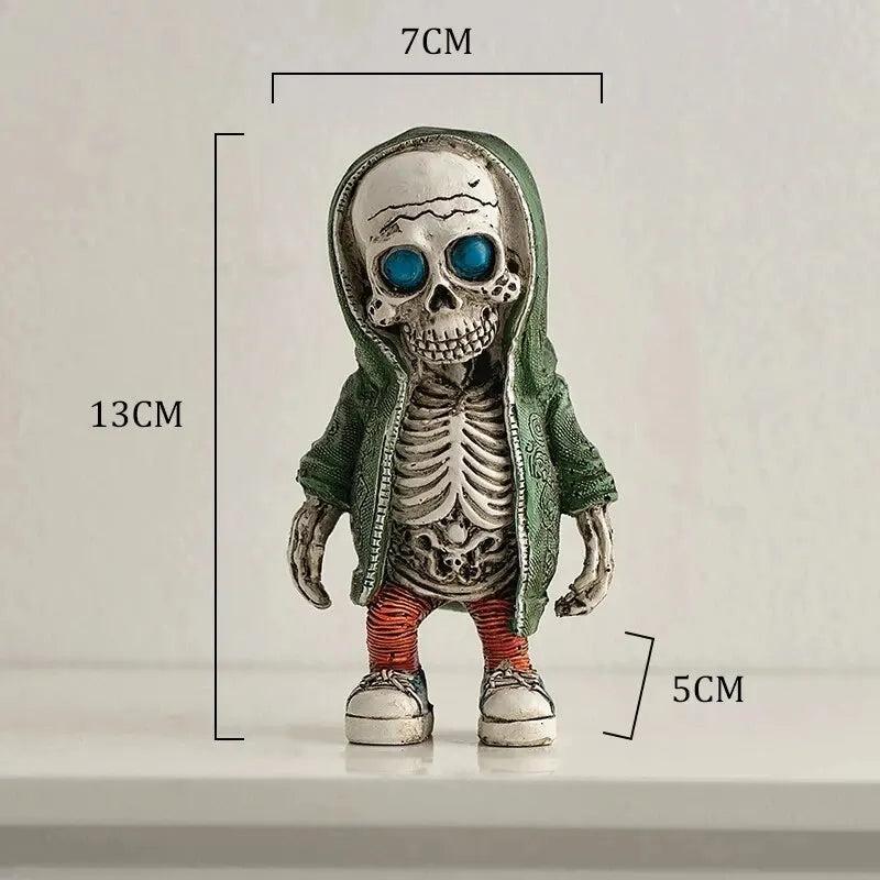 Halloween Skull Resin Statues Horror Room Decor c by HitMyNeed