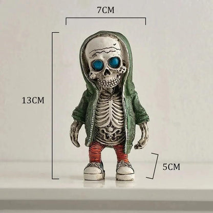 Halloween Skull Resin Statues Horror Room Decor c by HitMyNeed