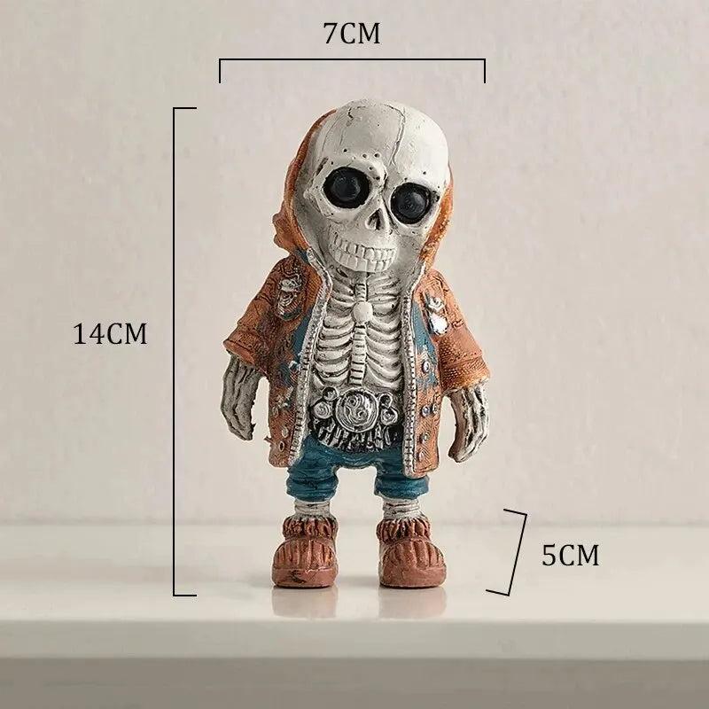 Halloween Skull Resin Statues Horror Room Decor d by HitMyNeed