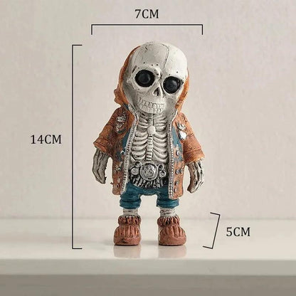 Halloween Skull Resin Statues Horror Room Decor d by HitMyNeed
