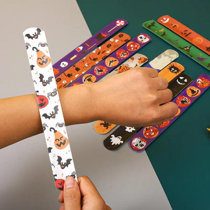 Halloween Slap Bands Set of 10 by HitMyNeed