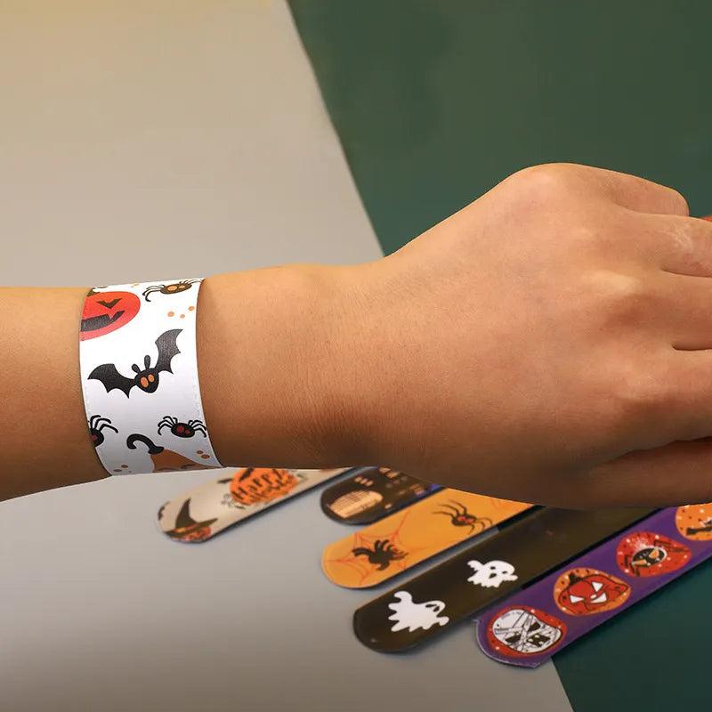Halloween Slap Bands Set of 10 by HitMyNeed