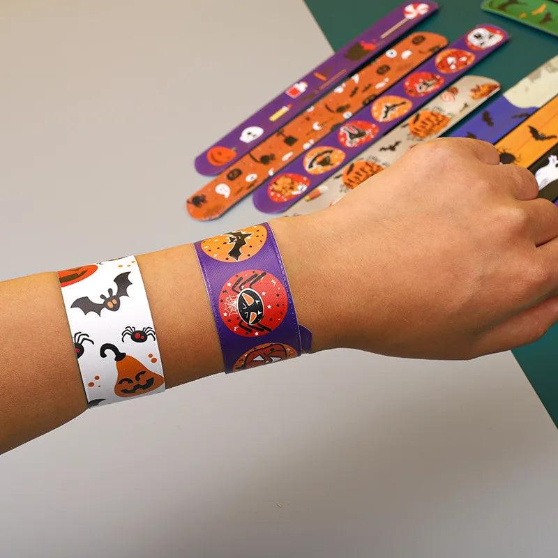 Halloween Slap Bands Set of 10 by HitMyNeed