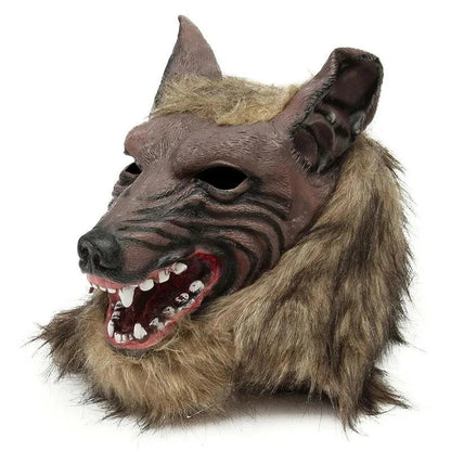 Halloween Werewolf Mask with Latex Gloves Set by HitMyNeed