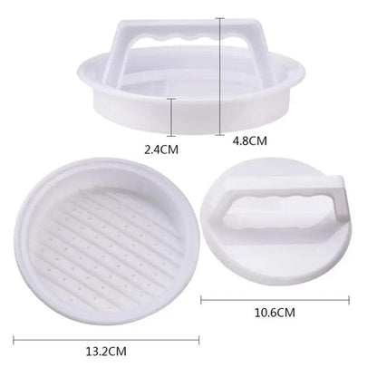 Hamburger Patty Press Mould - Food-Grade Plastic by HitMyNeed