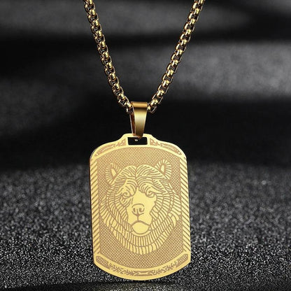 Hamsa Hand of Fatima Stainless Steel Pendant Necklace 18 silver by HitMyNeed