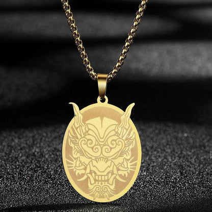 Hamsa Hand of Fatima Stainless Steel Pendant Necklace 31 silver by HitMyNeed