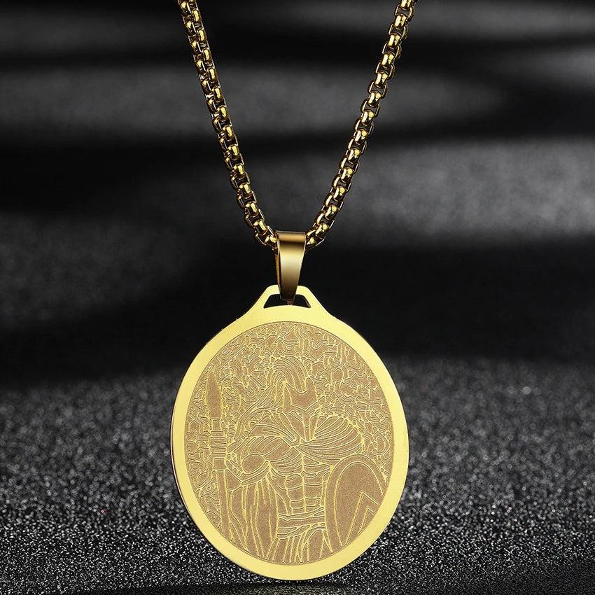 Hamsa Hand of Fatima Stainless Steel Pendant Necklace 32 silver by HitMyNeed