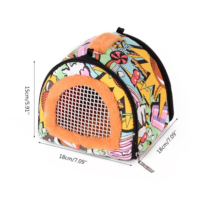 Hamster Bag Mini Pet Carrier with Strap by HitMyNeed