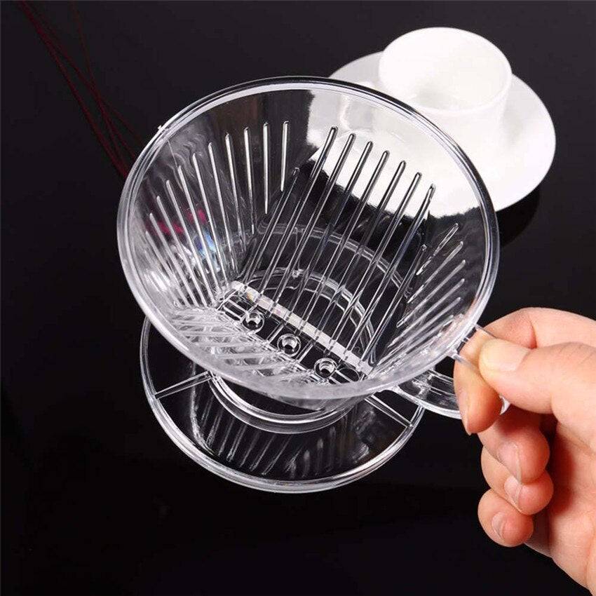 Hand Brewing Coffee Filter Cup 80ml Plastic Dripper by HitMyNeed