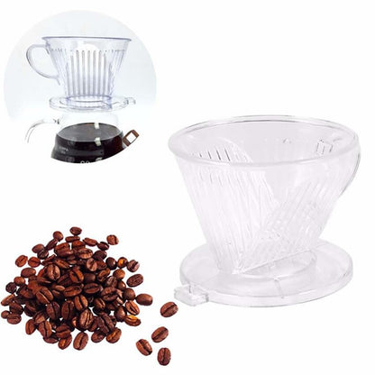 Hand Brewing Coffee Filter Cup 80ml Plastic Dripper by HitMyNeed