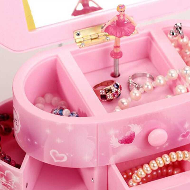 Hand Crank Ballerina Musical Jewelry Box by HitMyNeed