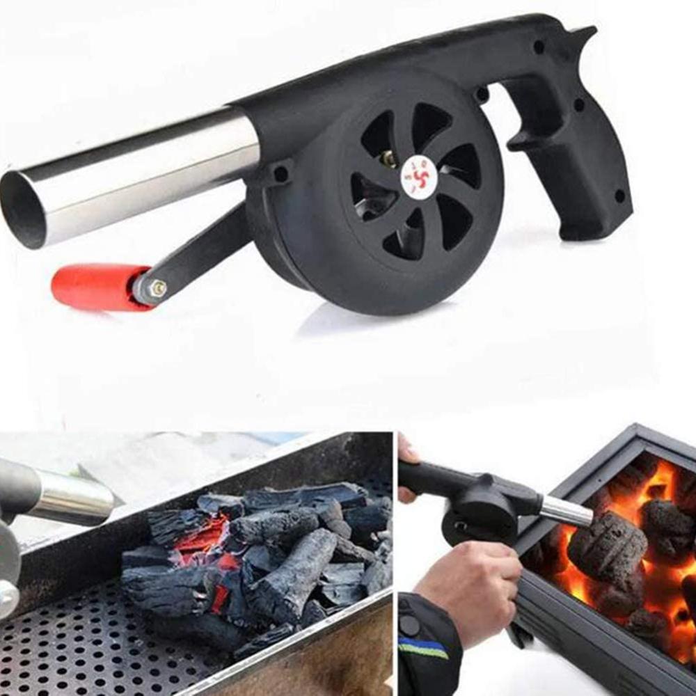 Hand Crank Barbecue Blower for Charcoal & Camping by HitMyNeed
