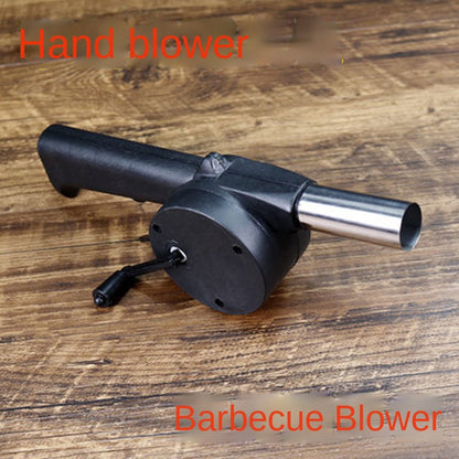Hand Crank Barbecue Blower for Charcoal & Camping by HitMyNeed