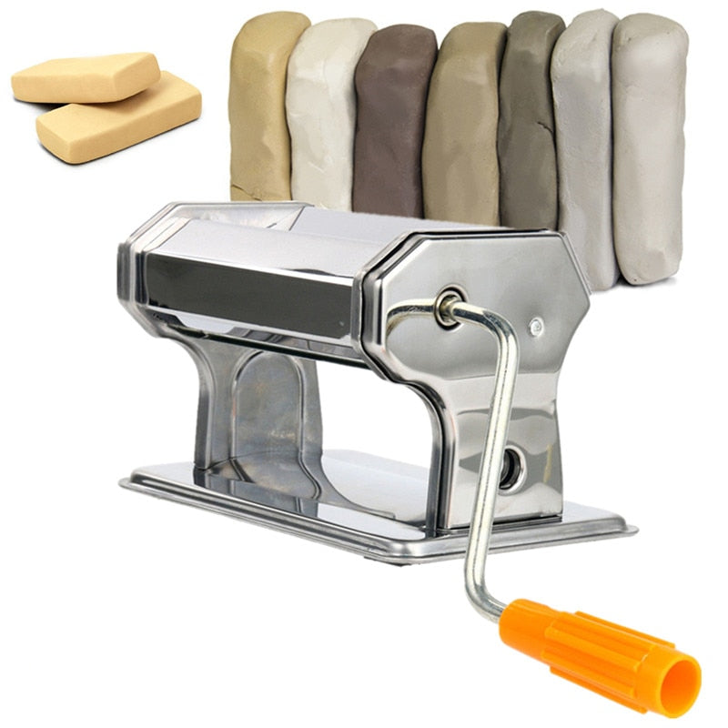 Hand Crank Clay Roller Machine with 6 Thickness Levels by HitMyNeed