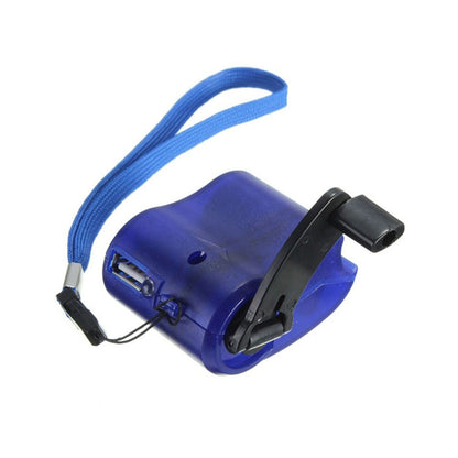 Hand Crank Emergency Phone Charger with USB Output by HitMyNeed