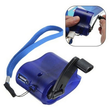 Hand Crank USB Emergency Charger for Travel by HitMyNeed